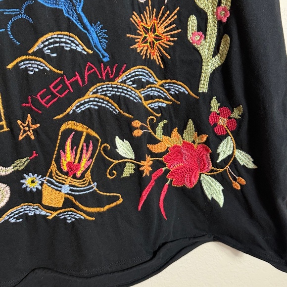 Johnny Was Everyday Texas Tee, Size M - Picture 3 of 8